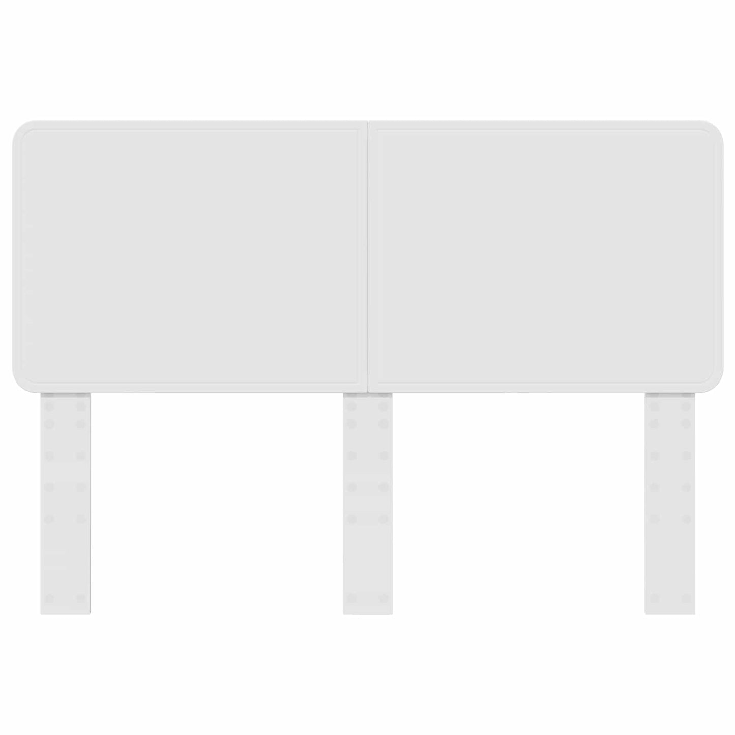 Kopfteil Weiß 150 cm Holzwerkstoff
