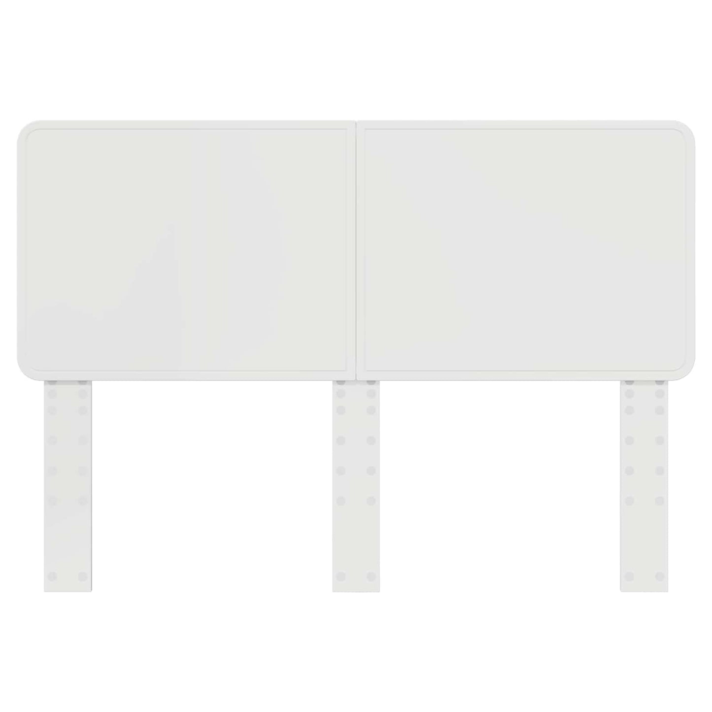 Kopfteil Glänzend Weiß 150 cm Holzwerkstoff