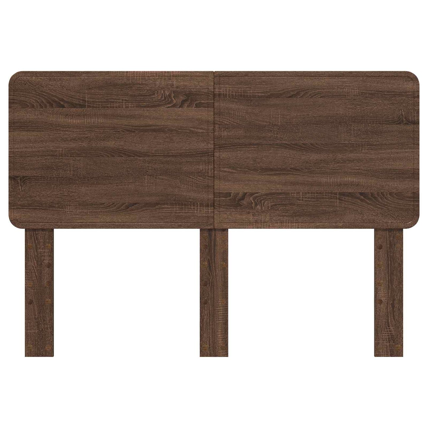 Kopfteil Braun Eichen-Optik 140 cm Holzwerkstoff