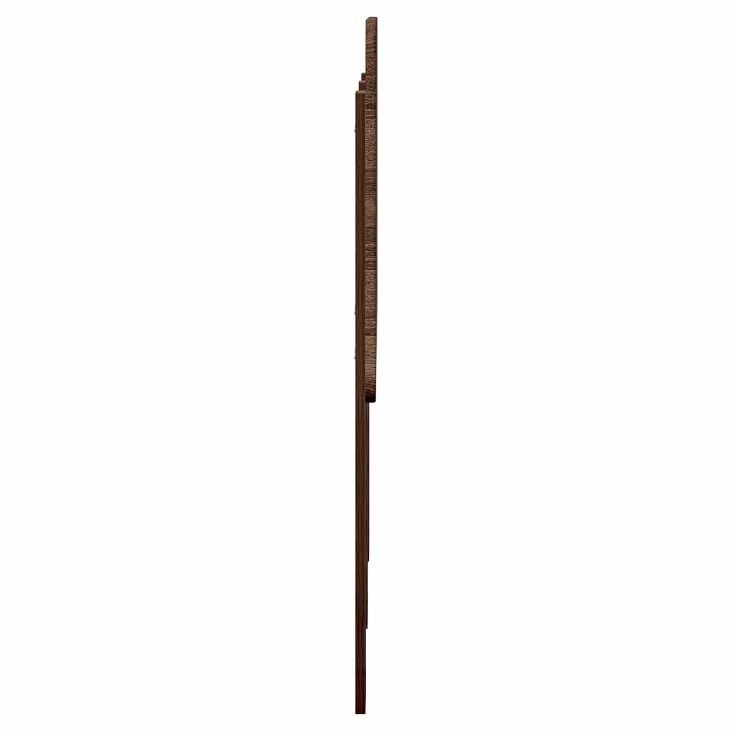 Kopfteil Braun Eichen-Optik 135 cm Holzwerkstoff