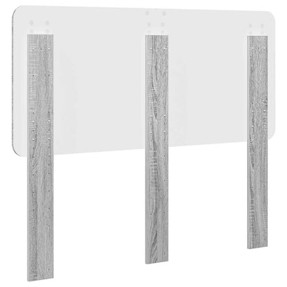 Kopfteil Graues Sonoma 120 cm Holzwerkstoff