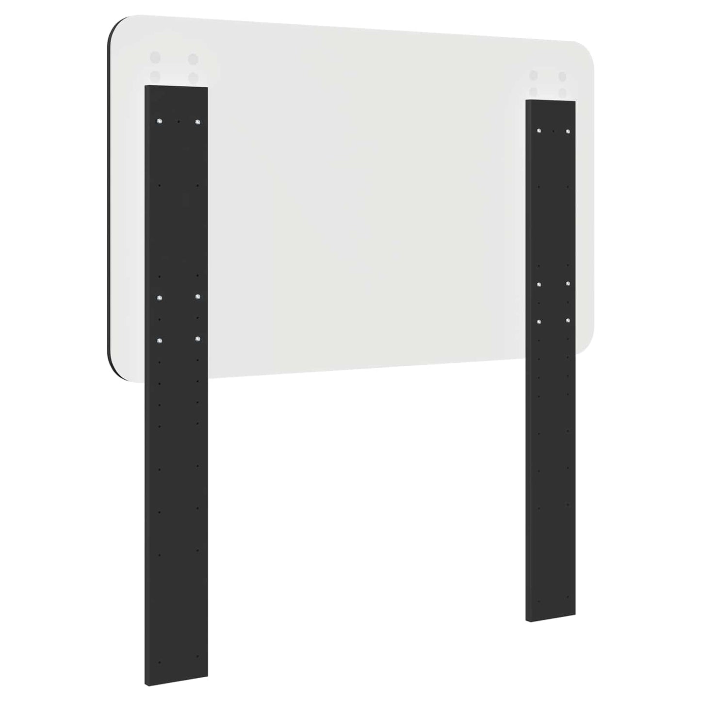 Kopfteil Schwarz Eichen-Optik 90 cm Holzwerkstoff