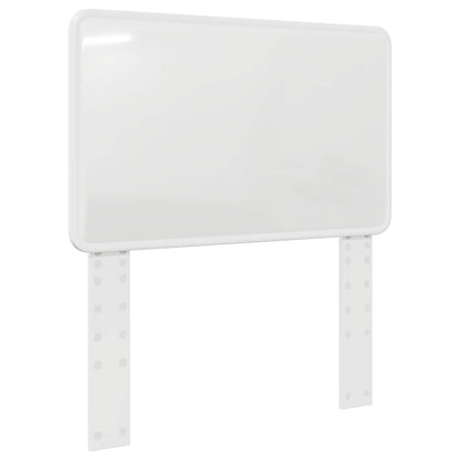 Kopfteil Glänzend Weiß 80 cm Holzwerkstoff