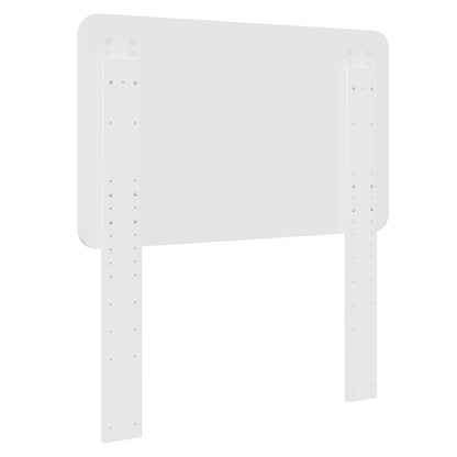 Kopfteil Glänzend Weiß 80 cm Holzwerkstoff