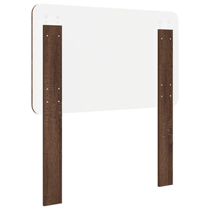 Kopfteil Braun Eichen-Optik 80 cm Holzwerkstoff