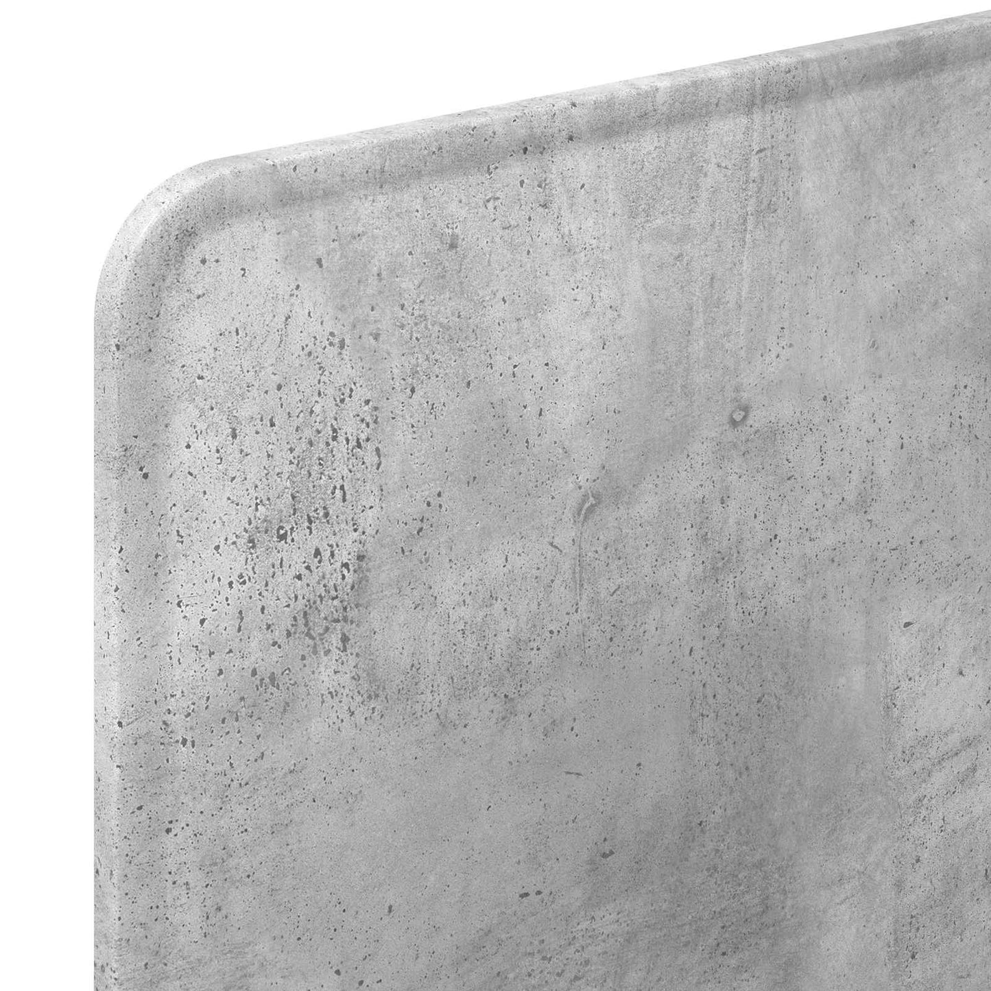 Kopfteil Beton Grau 75 cm Holzwerkstoff