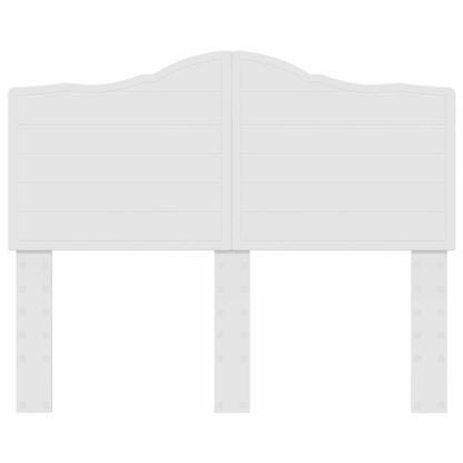 Kopfteil Weiß 135 cm Holzwerkstoff