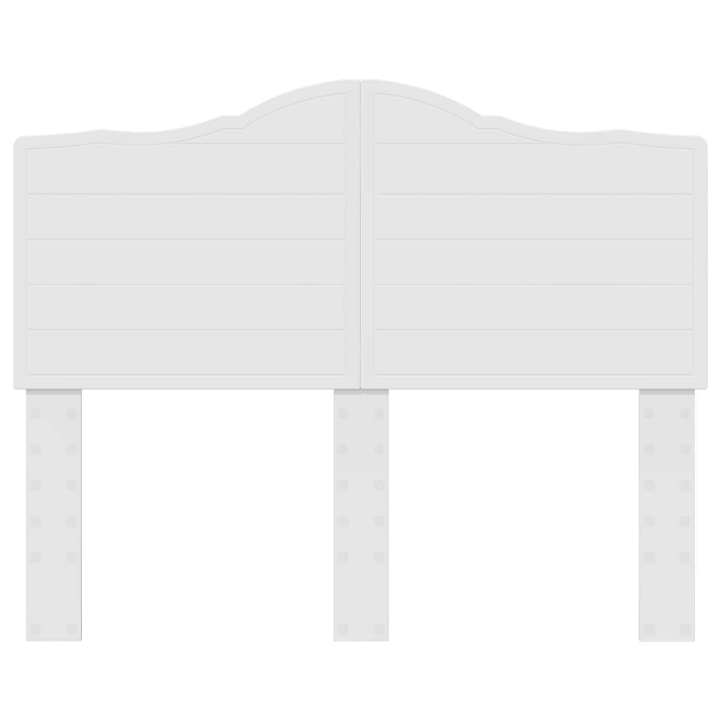 Kopfteil Glänzend Weiß 120 cm Holzwerkstoff