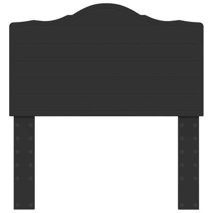 Kopfteil Schwarz Eichen-Optik 80 cm Holzwerkstoff