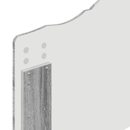 Kopfteil Graues Sonoma 80 cm Holzwerkstoff