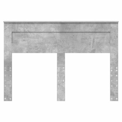 Kopfteil Beton Grau 160 cm Holzwerkstoff