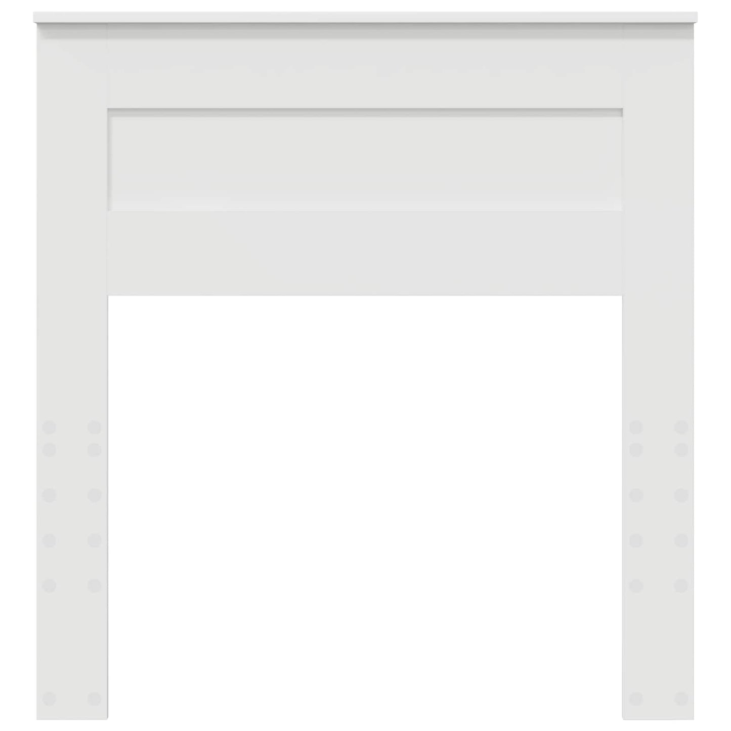 Kopfteil Weiß 100 cm Holzwerkstoff