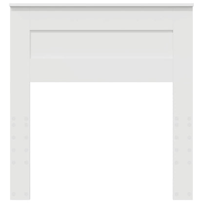 Kopfteil Weiß 100 cm Holzwerkstoff