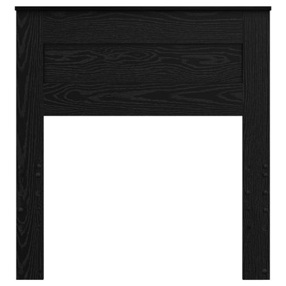 Kopfteil Schwarz Eichen-Optik 100 cm Holzwerkstoff