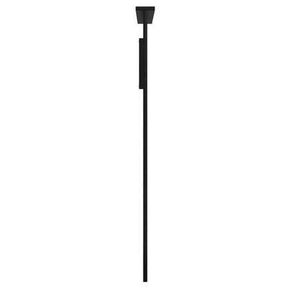 Kopfteil Schwarz Eichen-Optik 100 cm Holzwerkstoff