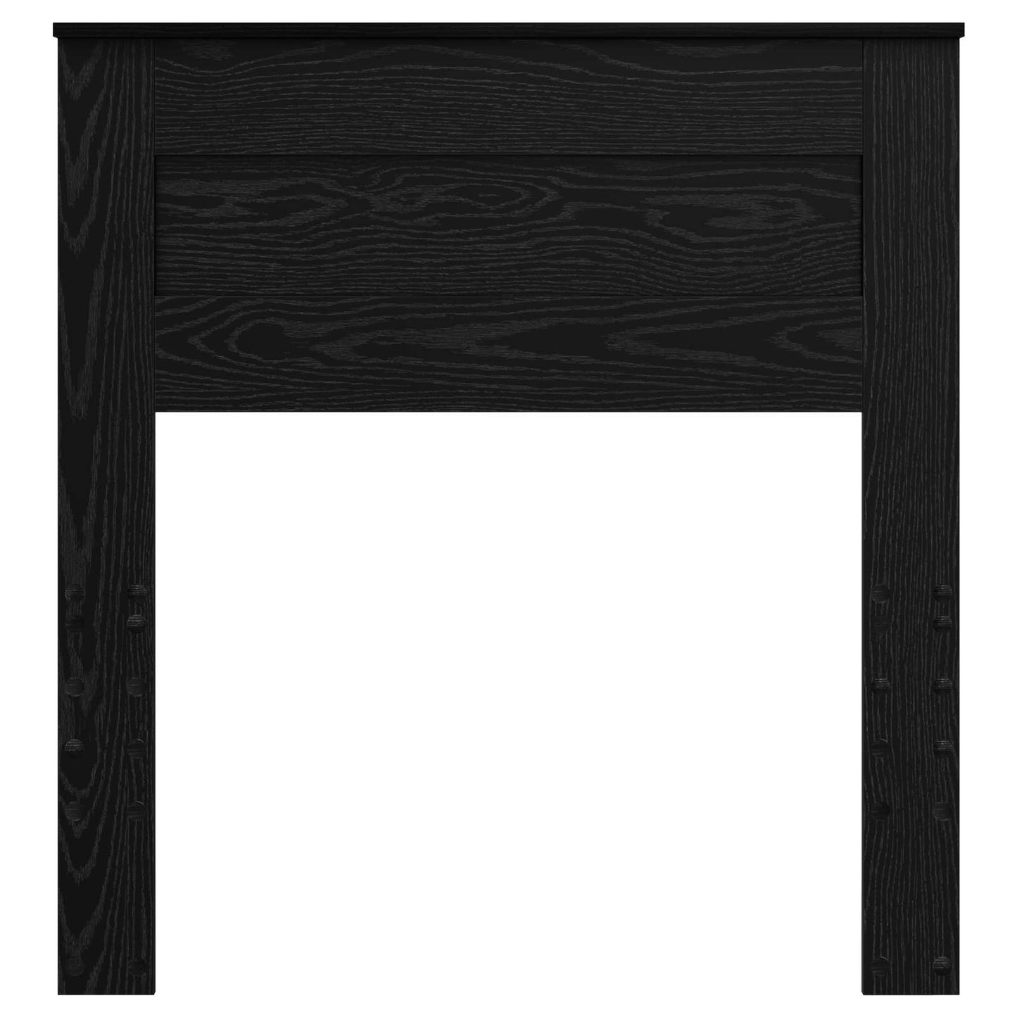 Kopfteil Schwarz Eichen-Optik 90 cm Holzwerkstoff