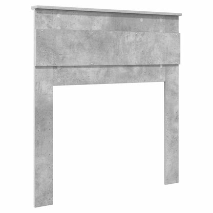 Kopfteil Beton Grau 80 cm Holzwerkstoff