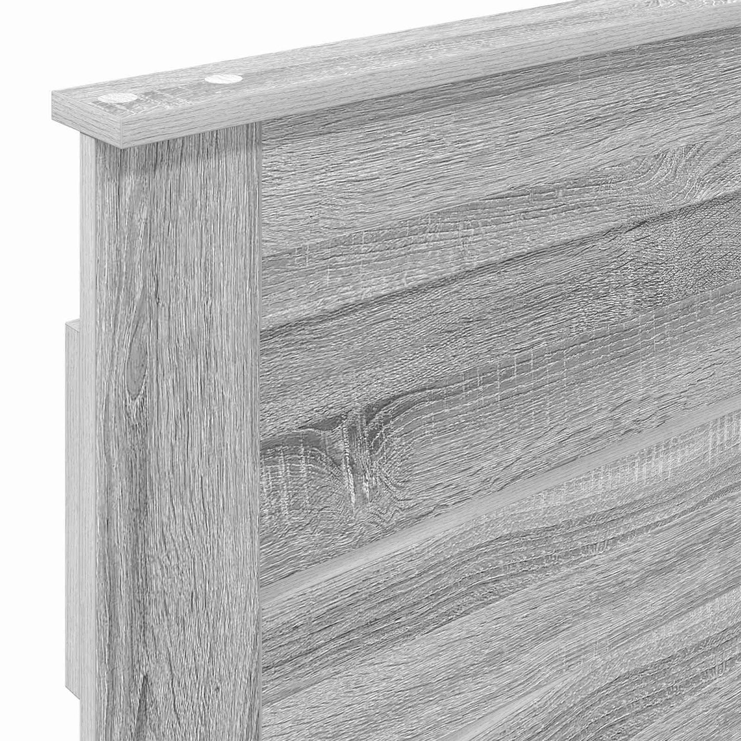 Kopfteil Graues Sonoma 75 cm Holzwerkstoff