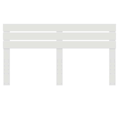 Kopfteil Weiß 200 cm Holzwerkstoff