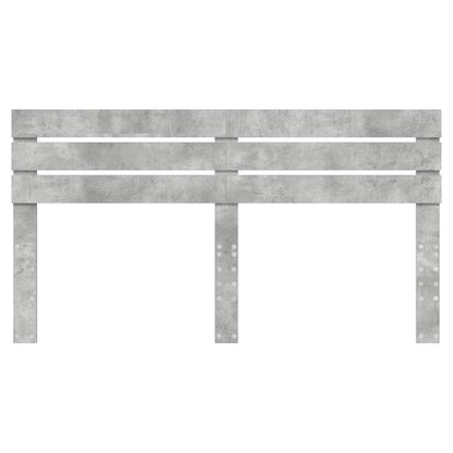 Kopfteil Beton Grau 200 cm Holzwerkstoff