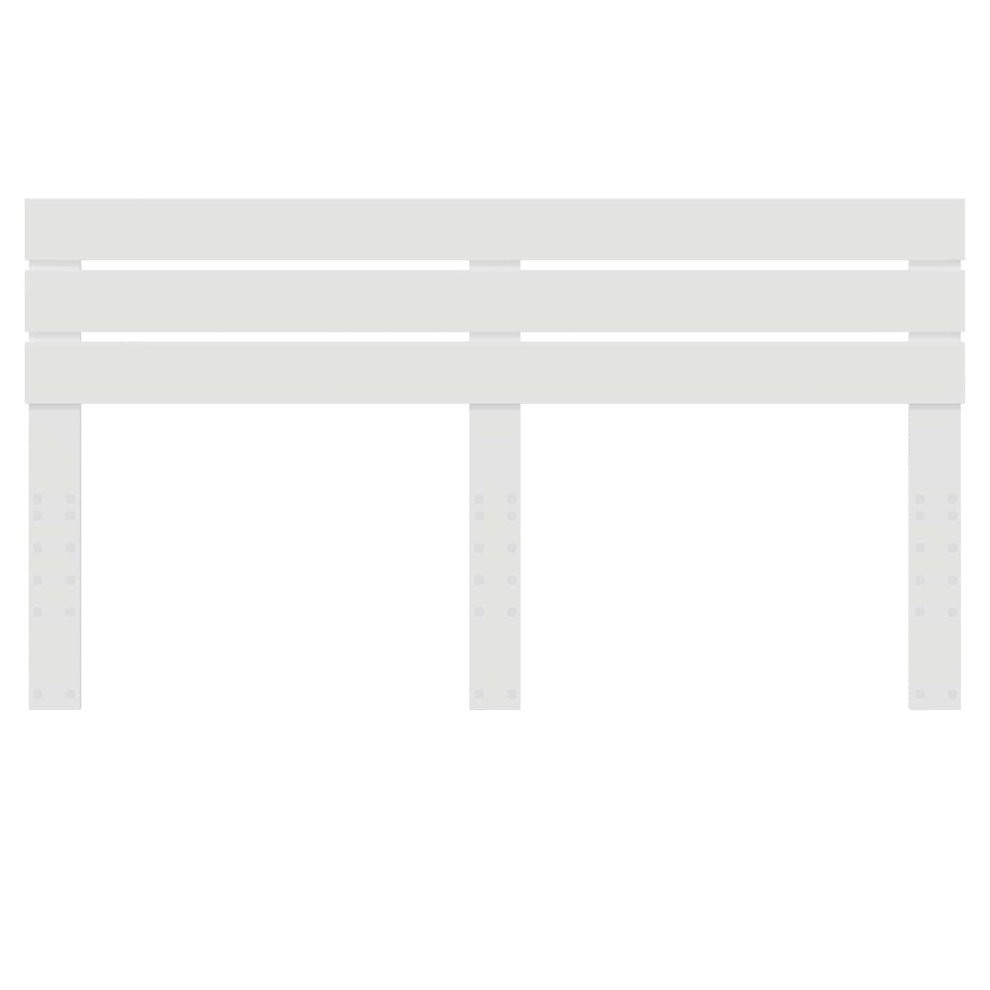 Kopfteil Weiß 180 cm Holzwerkstoff