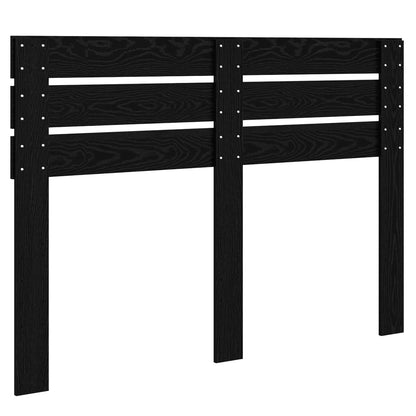 Kopfteil Schwarz Eichen-Optik 160 cm Holzwerkstoff