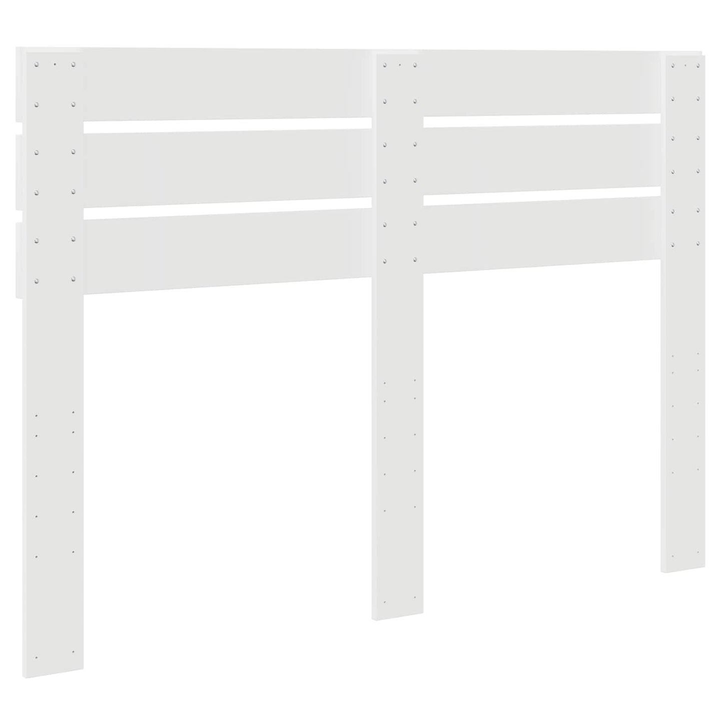 Kopfteil Weiß 150 cm Holzwerkstoff