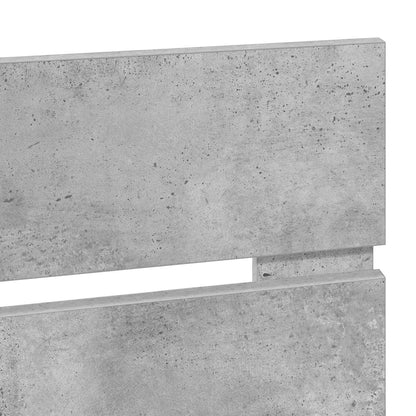 Kopfteil Beton Grau 100 cm Holzwerkstoff