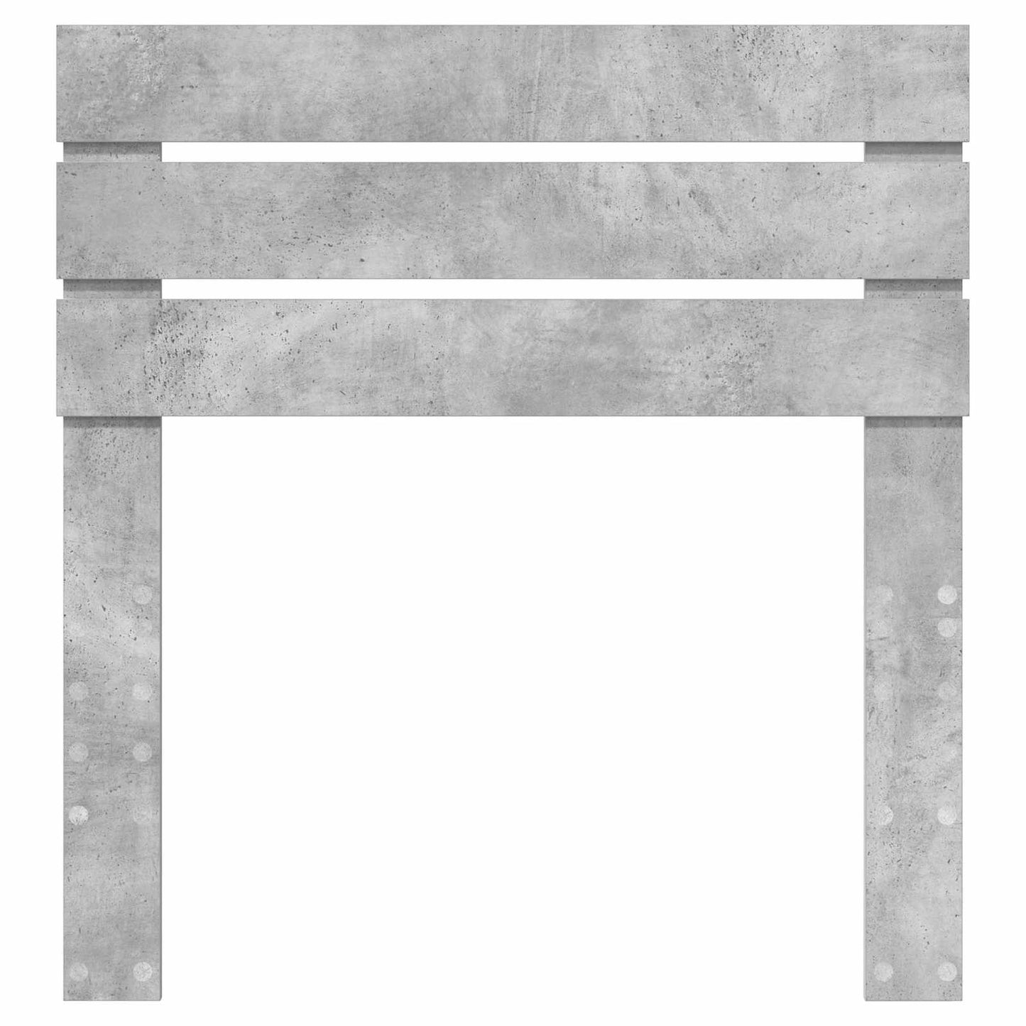 Kopfteil Beton Grau 100 cm Holzwerkstoff