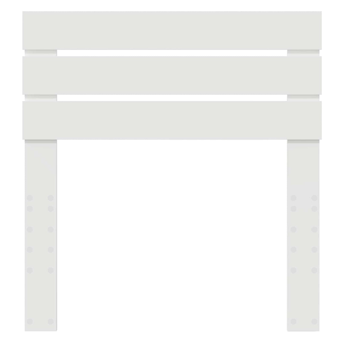 Kopfteil Weiß 75 cm Holzwerkstoff