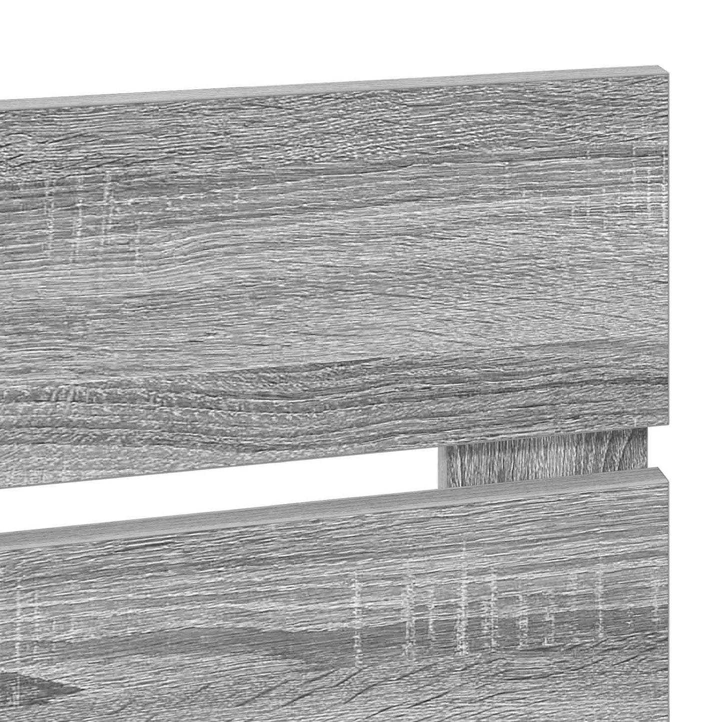 Kopfteil Graues Sonoma 75 cm Holzwerkstoff