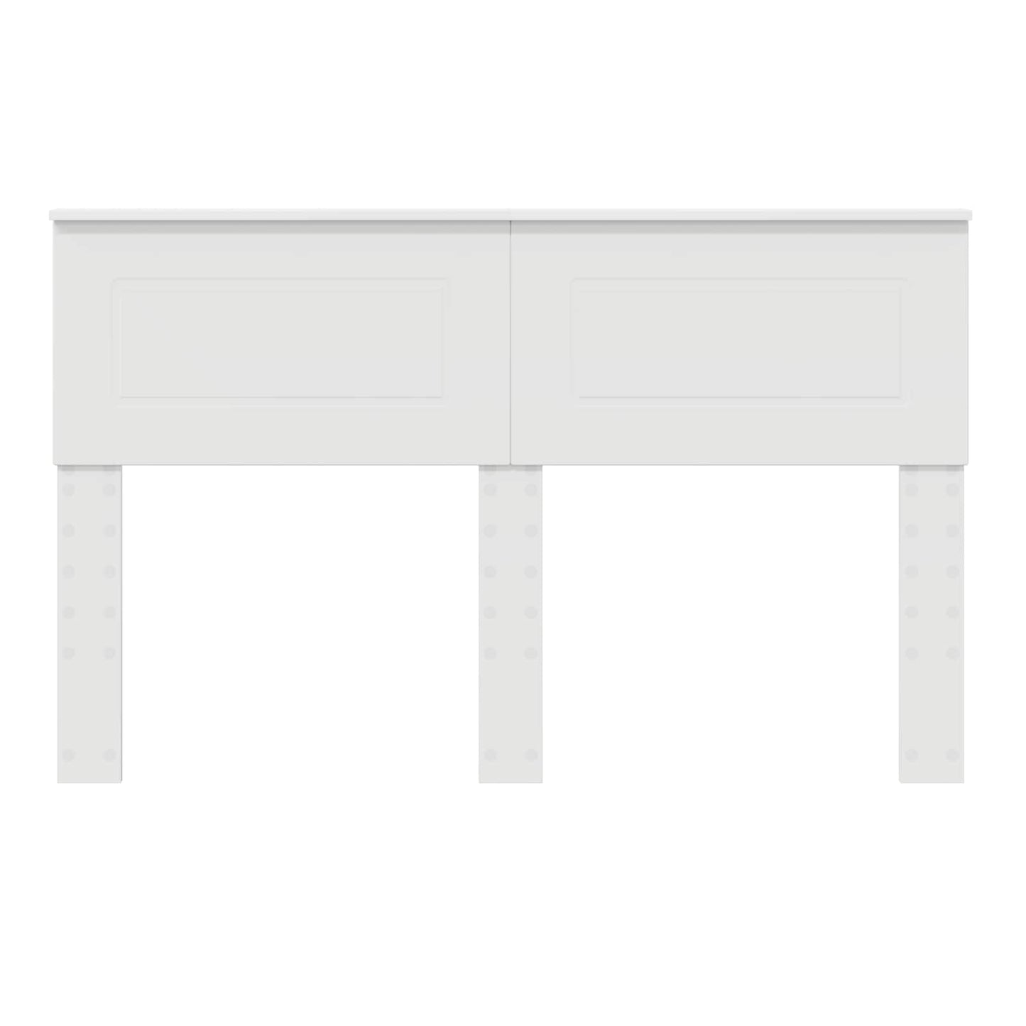 Kopfteil Weiß 160 cm Holzwerkstoff