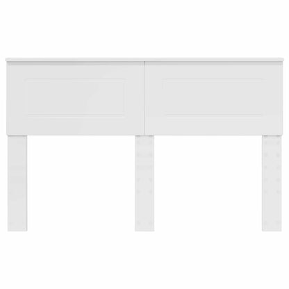 Kopfteil Glänzend Weiß 160 cm Holzwerkstoff