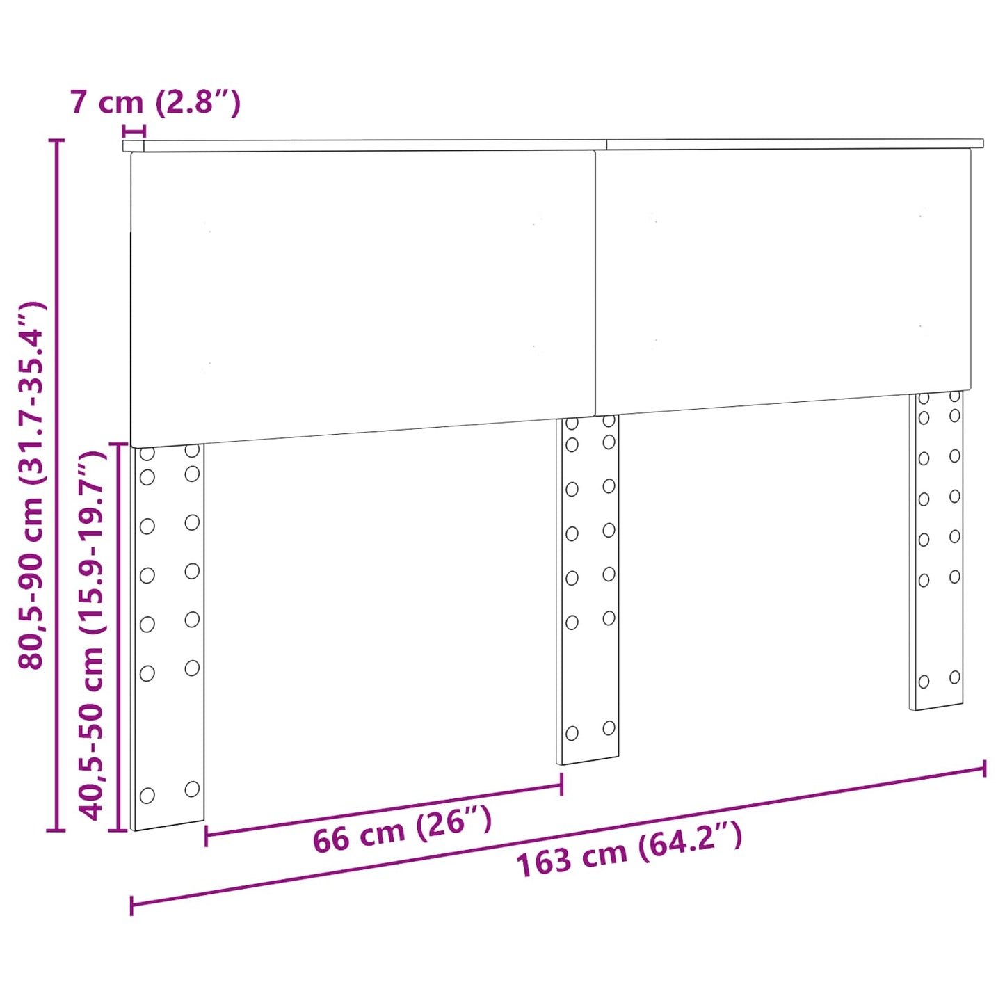 Kopfteil Glänzend Weiß 160 cm Holzwerkstoff