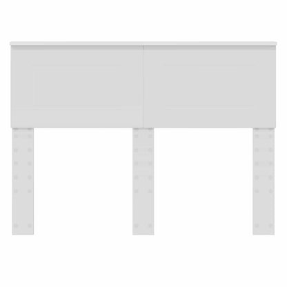 Kopfteil Weiß 135 cm Holzwerkstoff