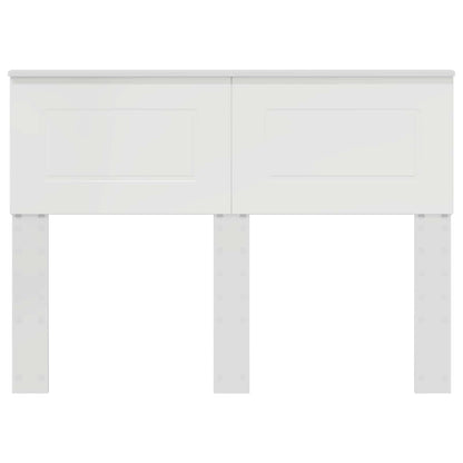 Kopfteil Glänzend Weiß 135 cm Holzwerkstoff