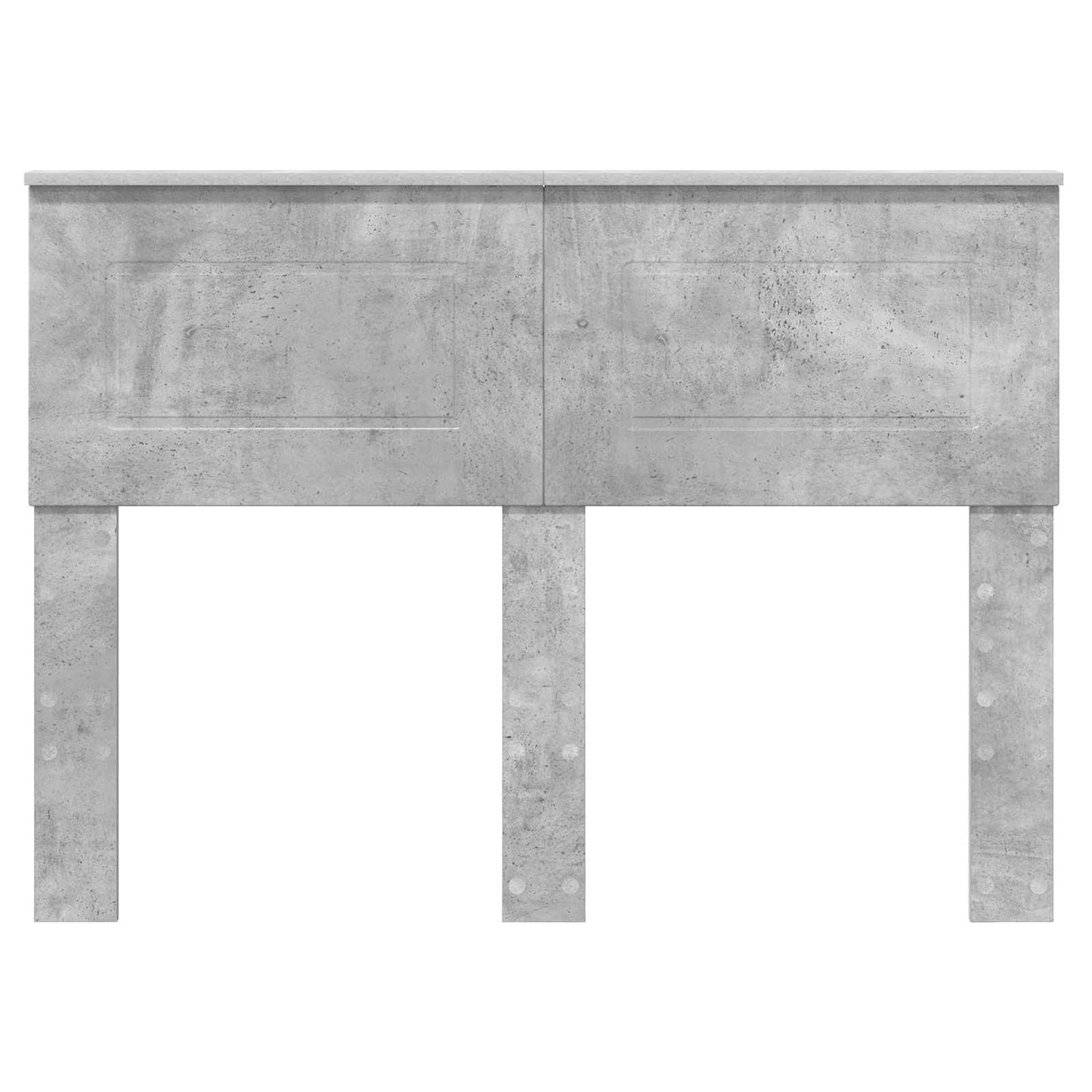 Kopfteil Beton Grau 120 cm Holzwerkstoff