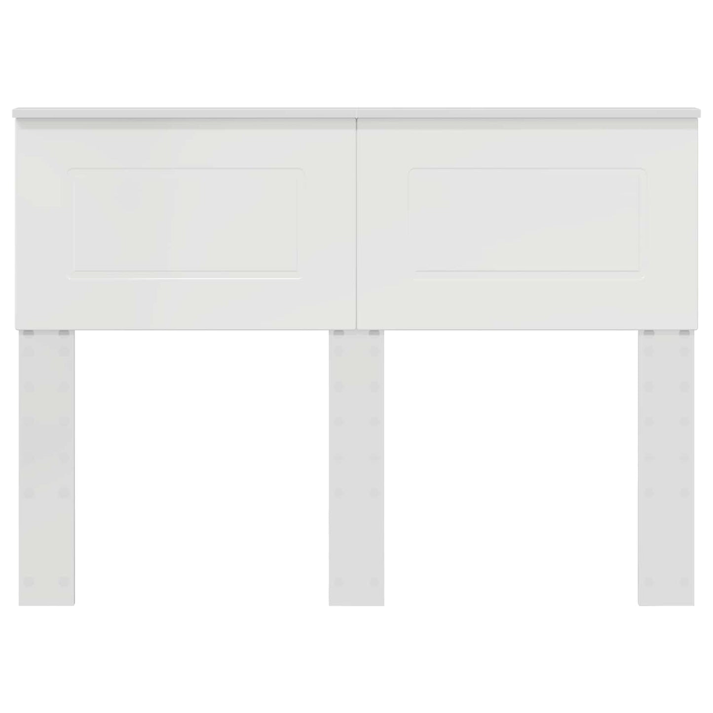 Kopfteil Glänzend Weiß 120 cm Holzwerkstoff