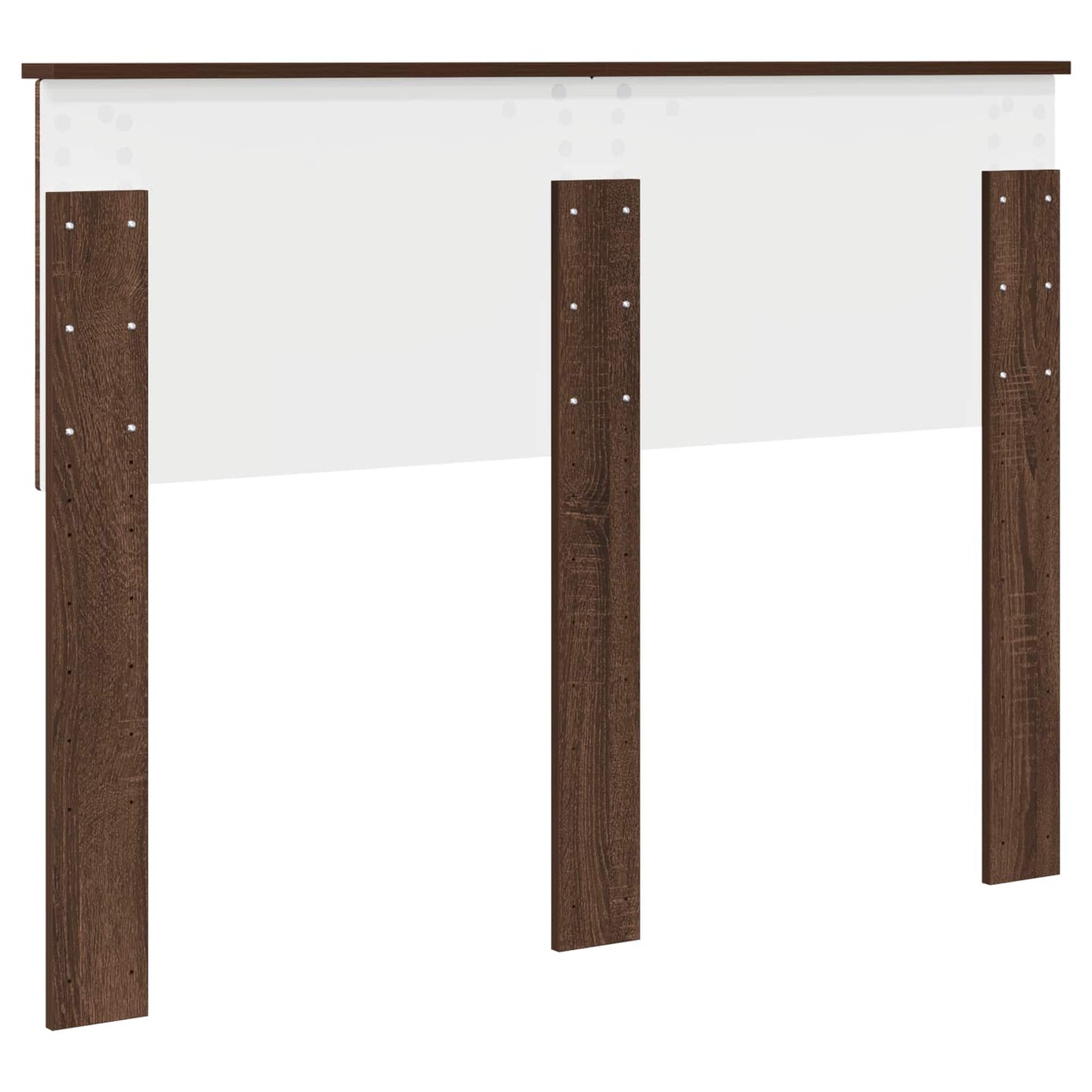 Kopfteil Braun Eichen-Optik 120 cm Holzwerkstoff