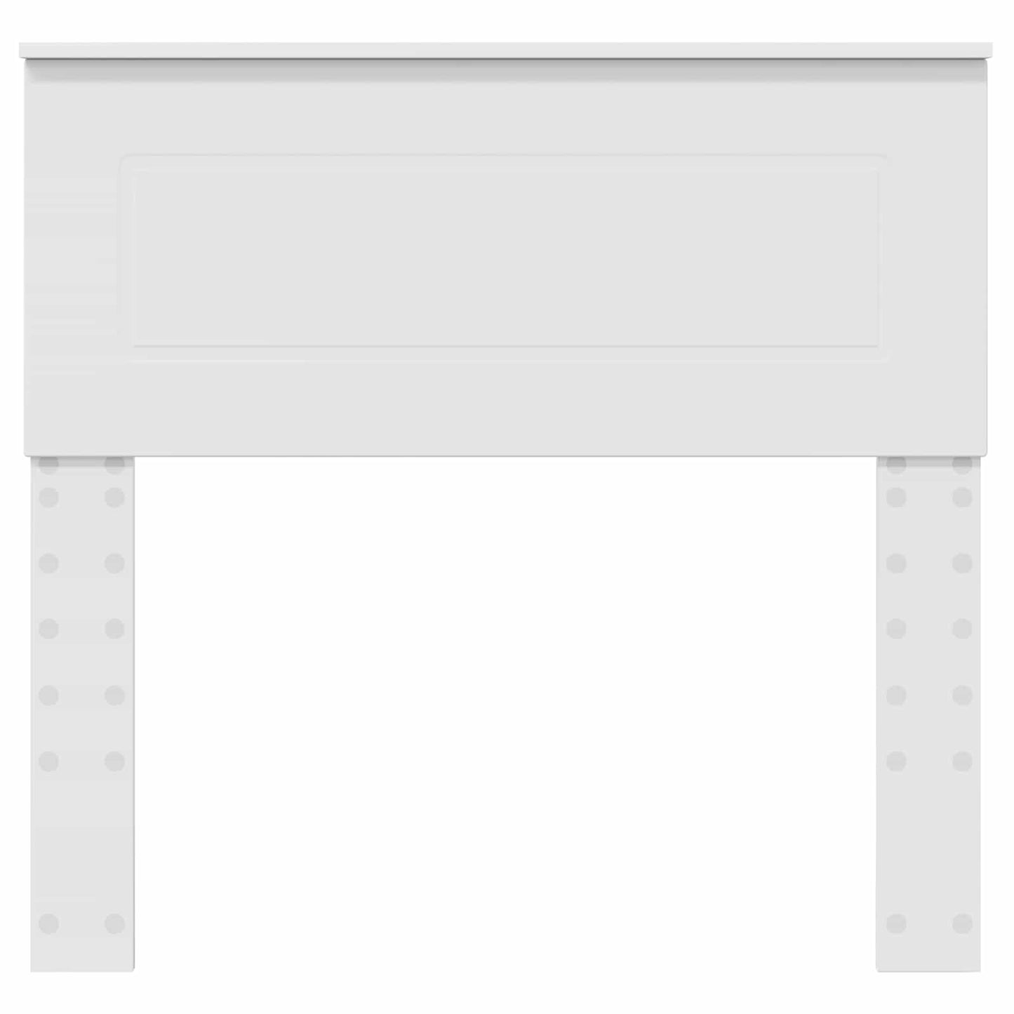 Kopfteil Weiß 100 cm Holzwerkstoff