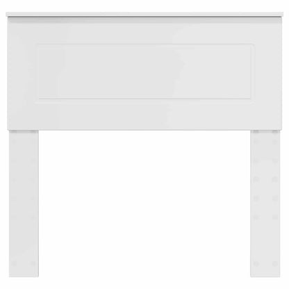 Kopfteil Glänzend Weiß 100 cm Holzwerkstoff