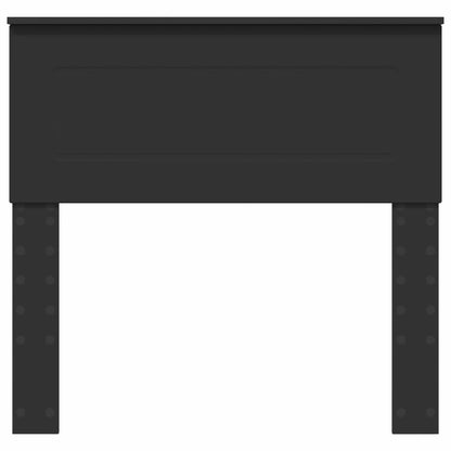 Kopfteil Schwarz Eichen-Optik 90 cm Holzwerkstoff