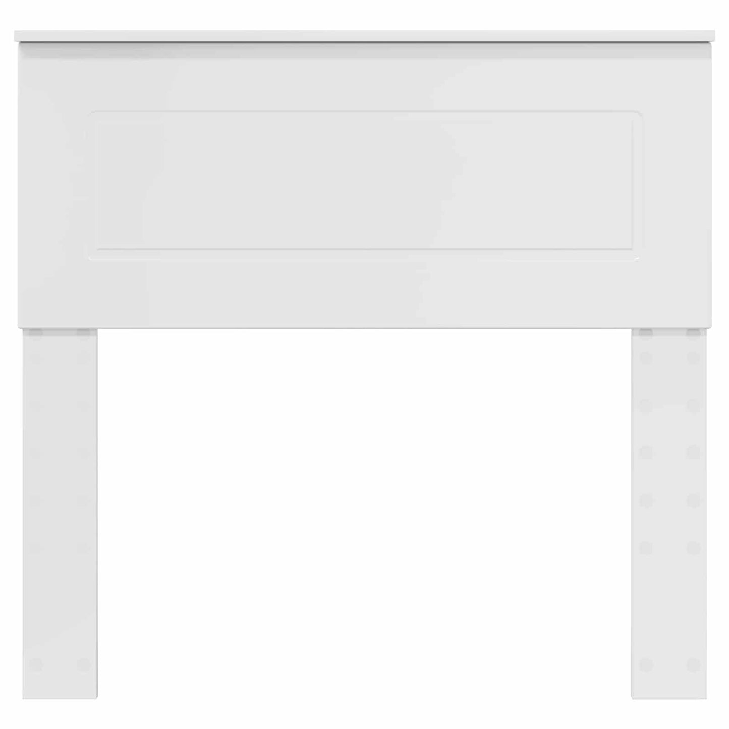 Kopfteil Glänzend Weiß 90 cm Holzwerkstoff