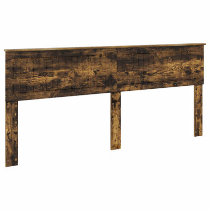 Kopfteil Geräucherte Eiche 200 cm Holzwerkstoff