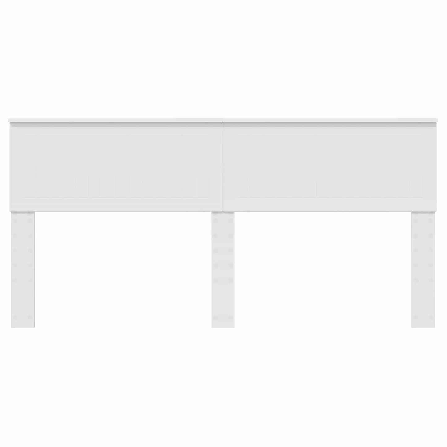 Kopfteil Weiß 180 cm Holzwerkstoff