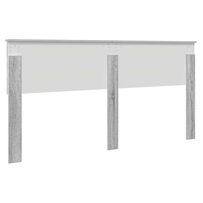 Kopfteil Graues Sonoma 180 cm Holzwerkstoff
