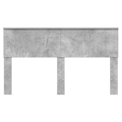 Kopfteil Beton Grau 150 cm Holzwerkstoff