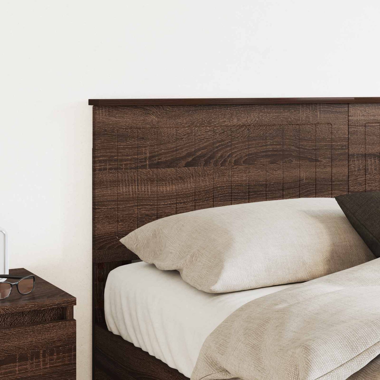 Kopfteil Braun Eichen-Optik 150 cm Holzwerkstoff