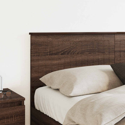 Kopfteil Braun Eichen-Optik 150 cm Holzwerkstoff