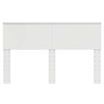 Kopfteil Glänzend Weiß 140 cm Holzwerkstoff